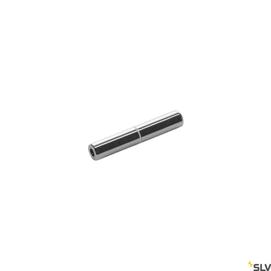 SLV Insulating connector for wire system, chrome, 2 pieces, 6cm 186362